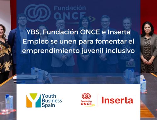 Youth Business Spain, Fundación ONCE e Inserta Empleo se unen para fomentar el emprendimiento juvenil inclusivo